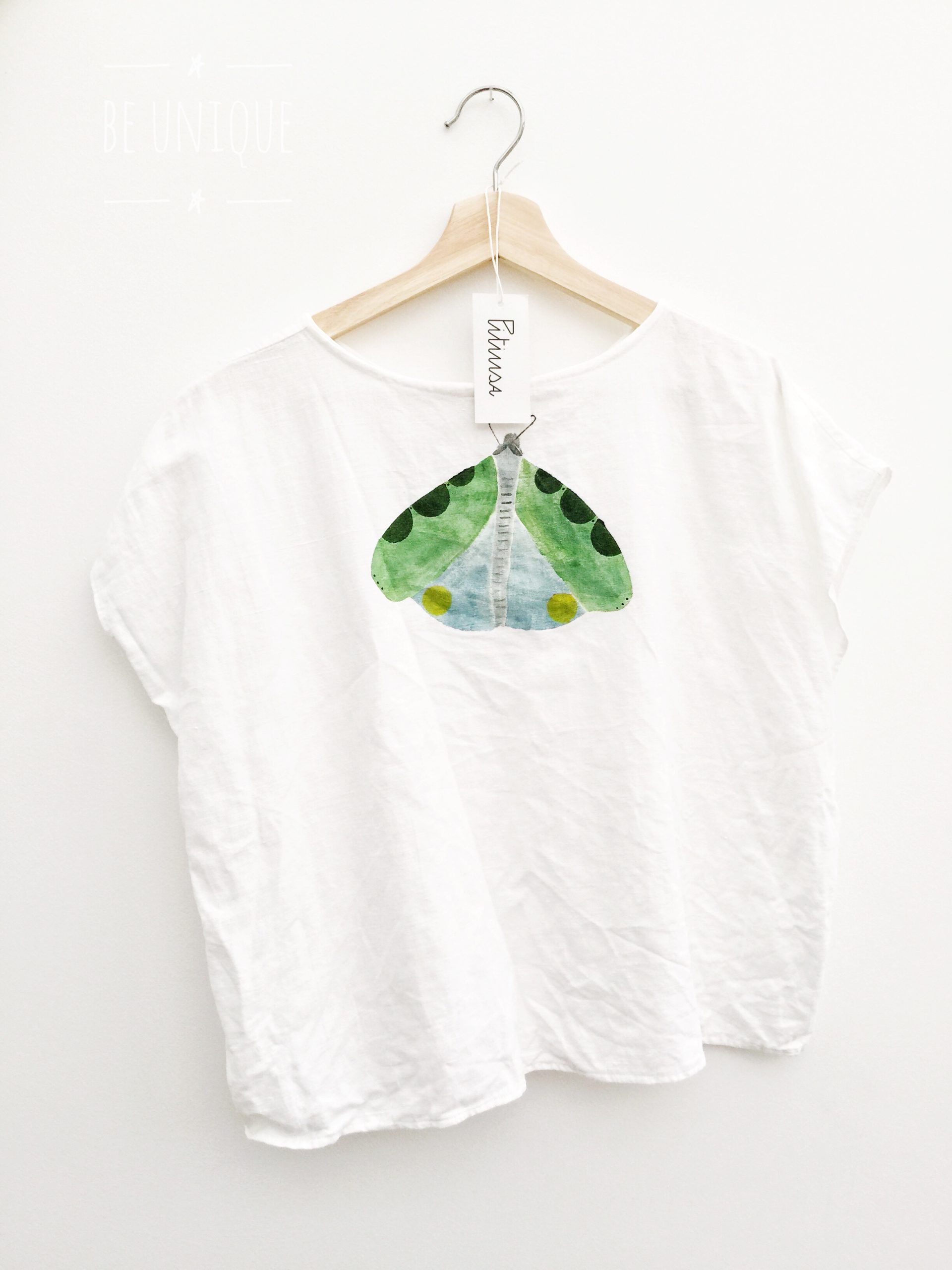 Linen butterfly top