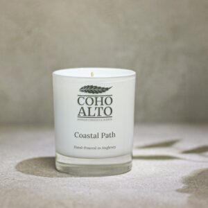 anglesey candle by coho alto coastal path